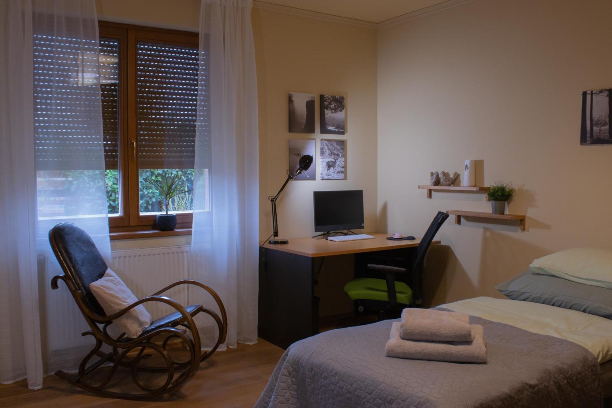 Apartman U Lesa Nové Jirny Exteriör bild
